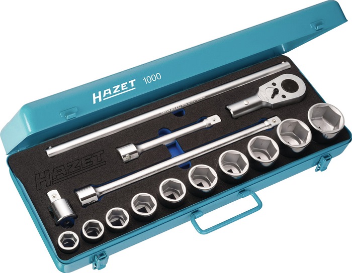 HAZET 1000 Steckschlüssel-Satz 1000 15-teilig 3/4 ''  6-kant