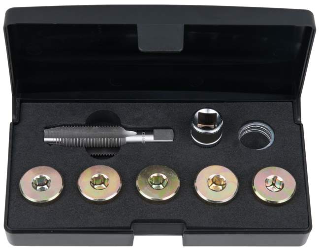 KS Tools 150.4930 Ölablassschrauben-Gewindereparatur-Satz M17 x 1,5