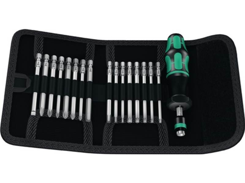 WERA 05059293001 Drehmomentschraubendreher-Satz KK 60 Torque 17-teilig 1,2-3 Nm