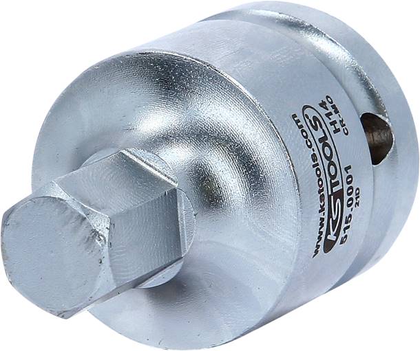 KS Tools 515.0001 3/4'' Kraft-Bit-Stecknuss Innensechskant kurz, 14mm