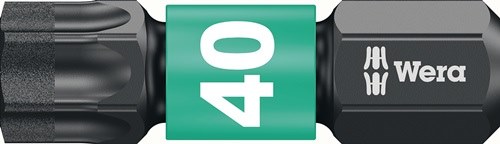 WERA 05157627001 Bit 867/1 IMP DC T40 Länge 25 mm 1/4 ? C6,3 Impaktor, DC