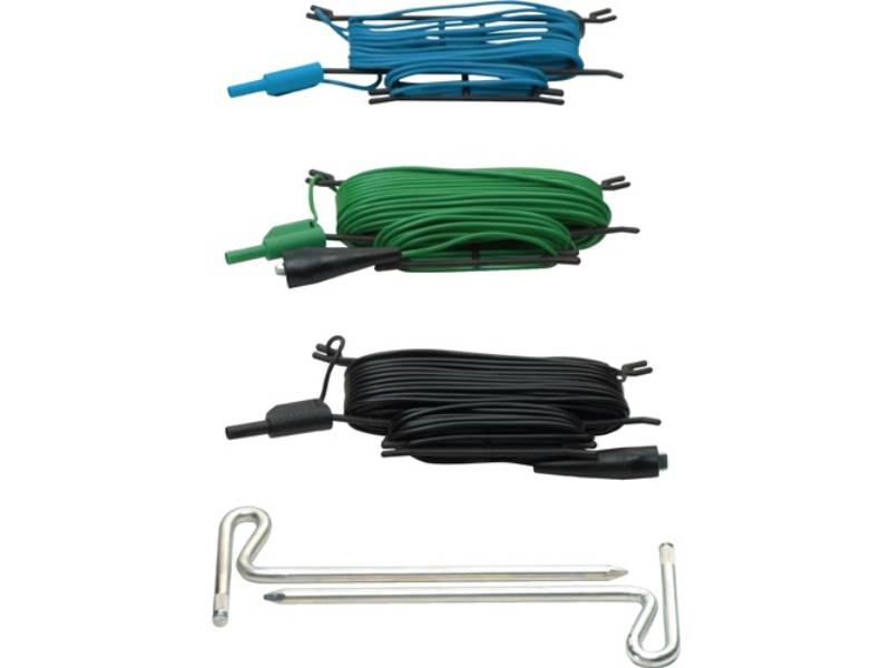 BENNING 044113 Erdungs-Set  5-teilig geeignet für Installationsprüfg. IT 130