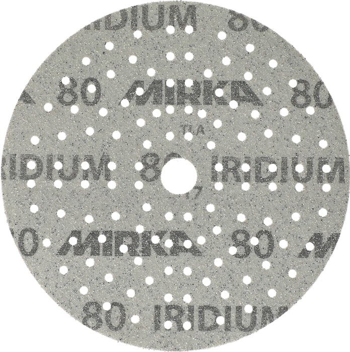 MIRKA 246CH09980 Haftschleifscheibe IRIDIUM Grip 121L 150 mm Körnung 80 für Holz