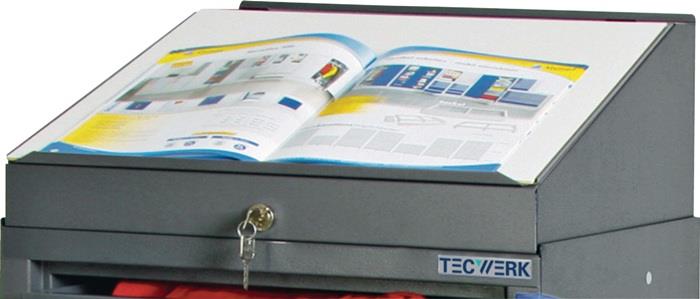 TECWERK 2000425928 Pultaufsatz H272/91xB500xT500mm grau TECWERK 2000425928
