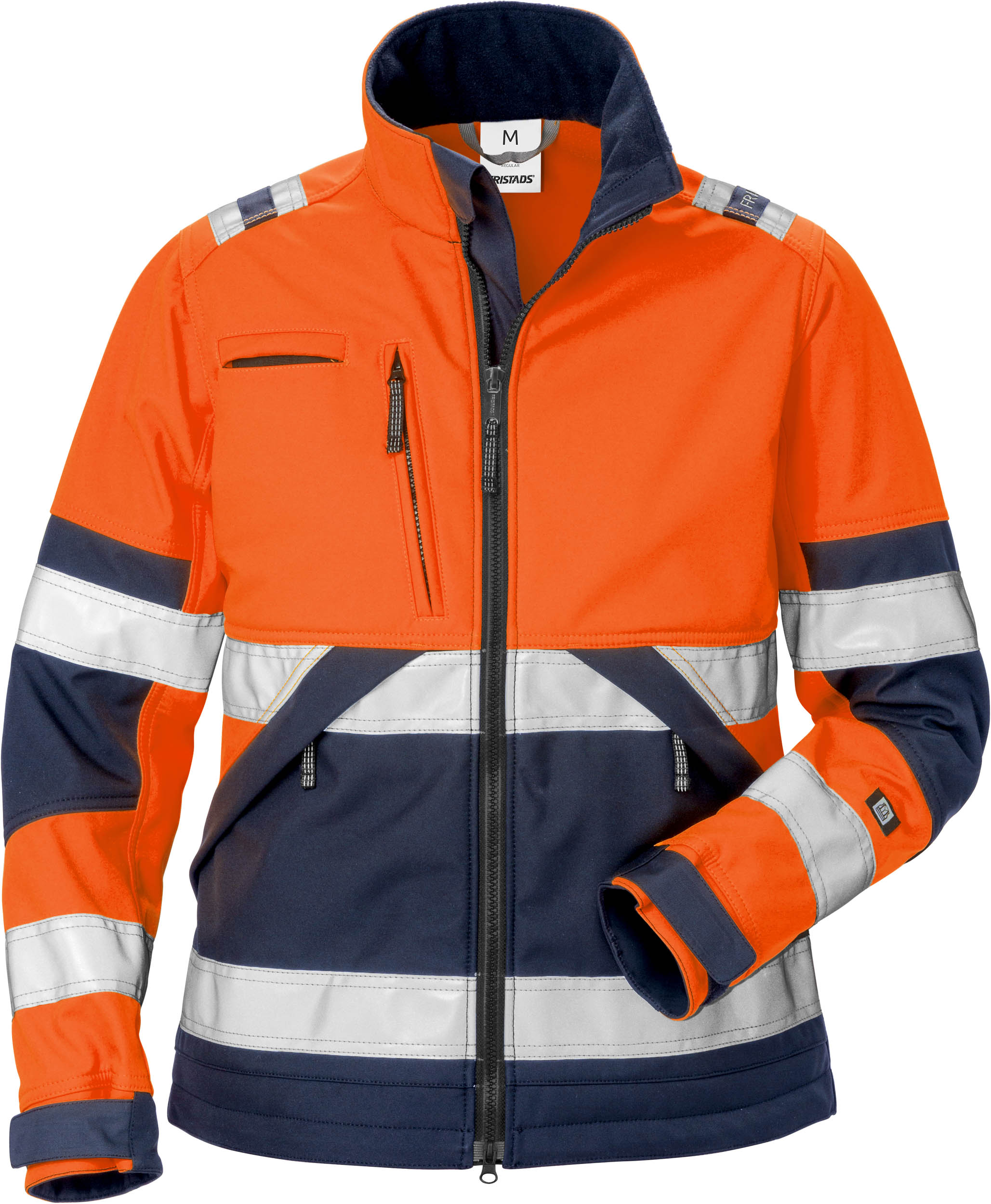 FRISTADS 125023-271 High Vis Softshell-Jacke Damen Kl. 2 4183 WYH  Gr.3XL Warnsc