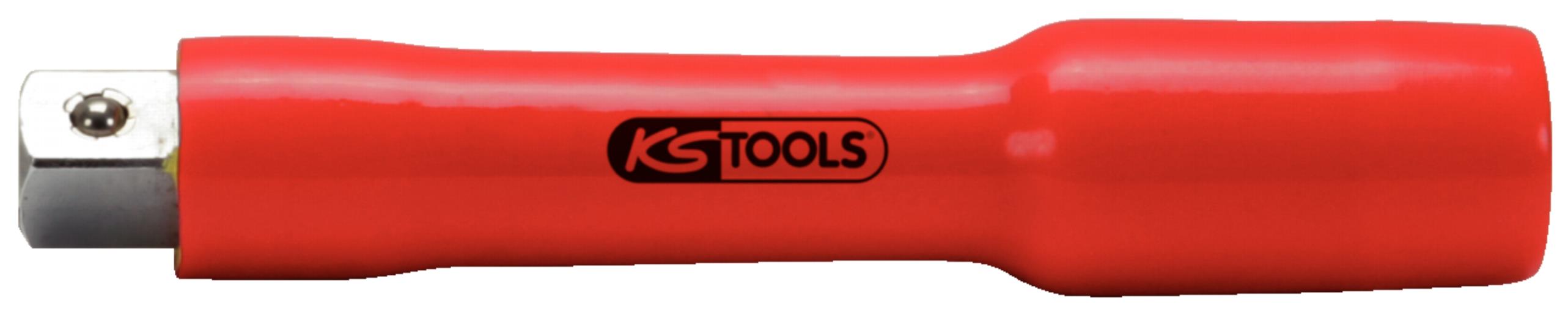 KS Tools 117.2301 3/8 Verlängerung mit Schutzisolierung, 75 mm