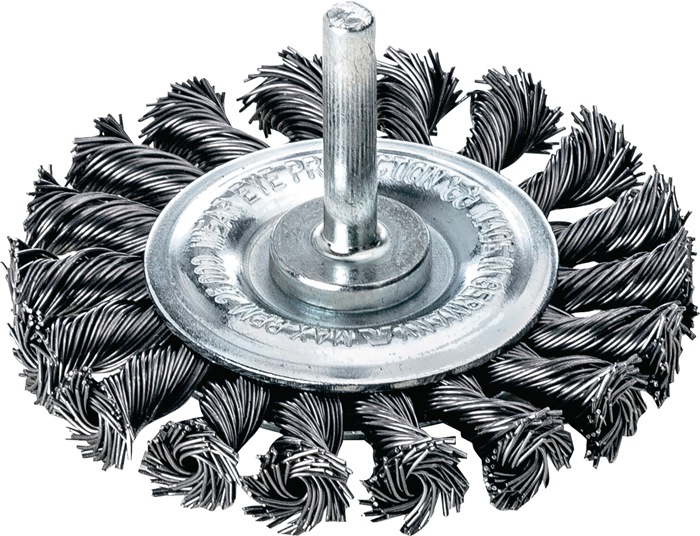 LESSMANN 417198 Rundbürste  Ø 75 mm Drahtstärke 0,5 mm Stahl 12 mm 25000 min-¹