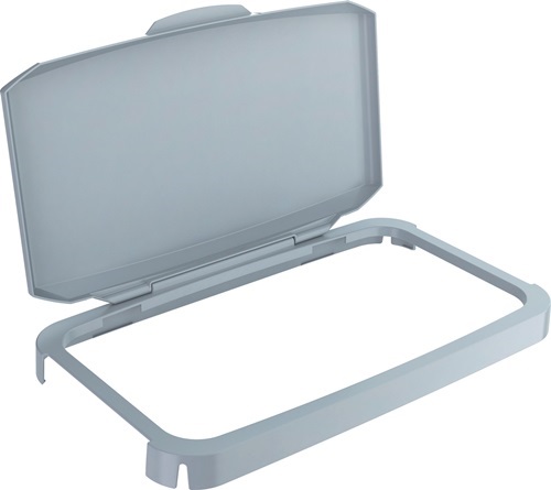 DURABLE 1800500050 Klappdeckel  PP grau B510xT285mm passend für Abfallbehälter 6
