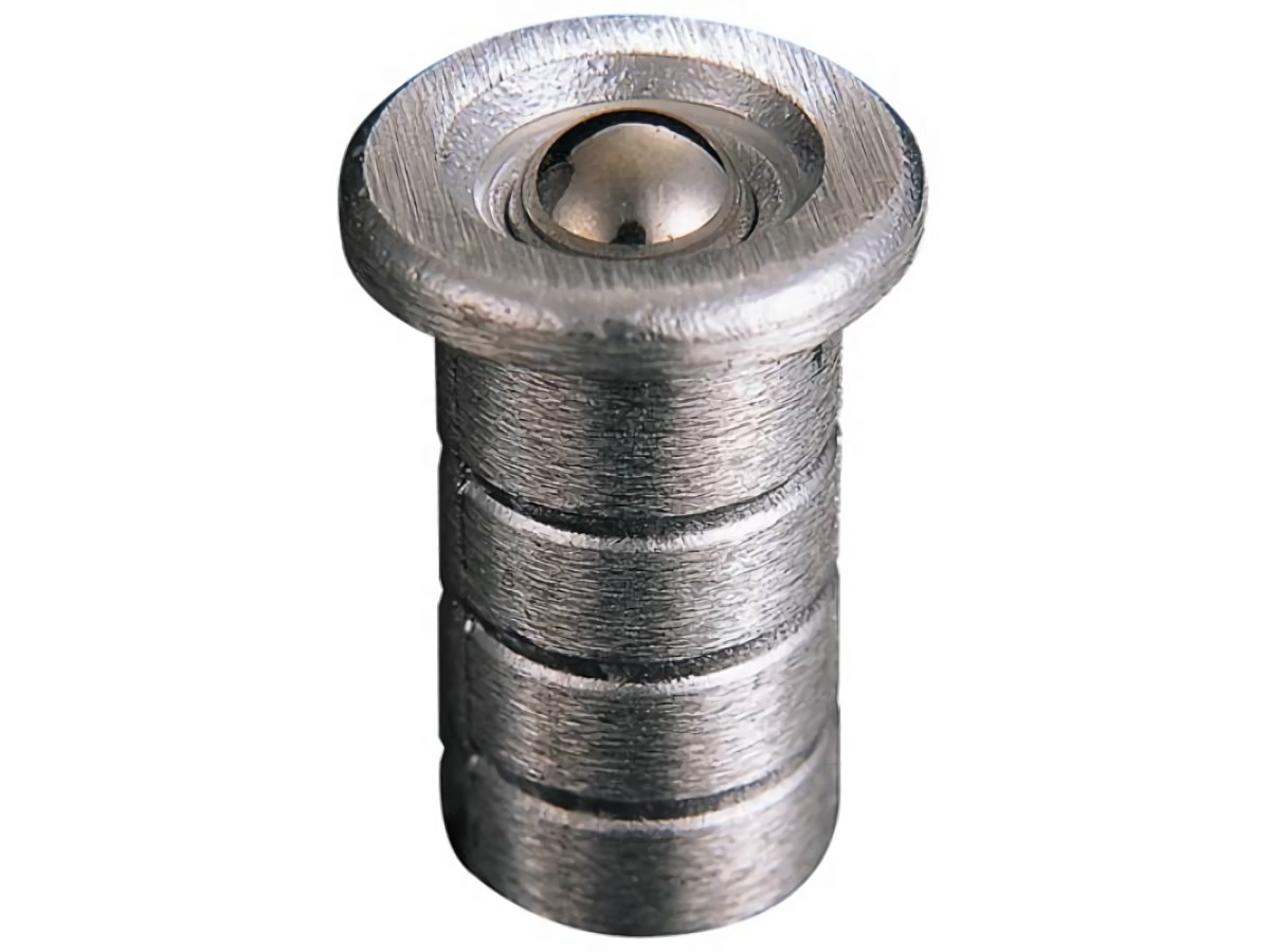 DENI 5845    0000 90 Steinbuchse  Rundstange 10 mm Leichtmetall