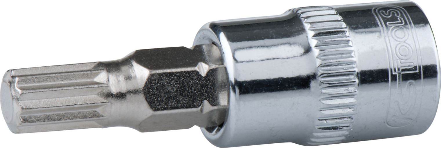 KS Tools 918.3860 3/8'' CHROMEplus Bit-Stecknuss XZN, M10