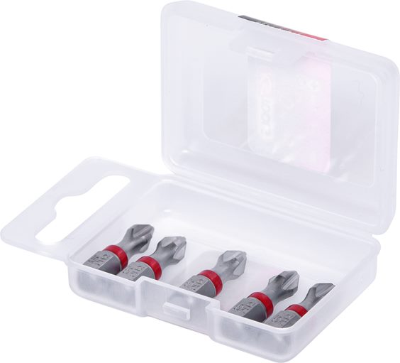 KS Tools 918.3111 1/4'' TORSIONpower Bit, 25mm, PH2, 5er Pck