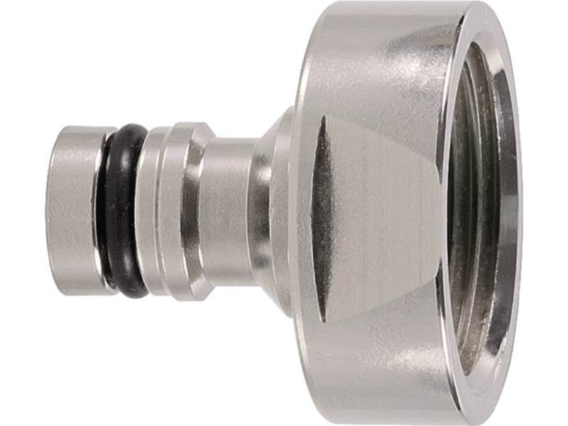 GEKA 46.0713 Hahnstecker GEKA plus Messing vernickelt Innengewinde G 1 ''