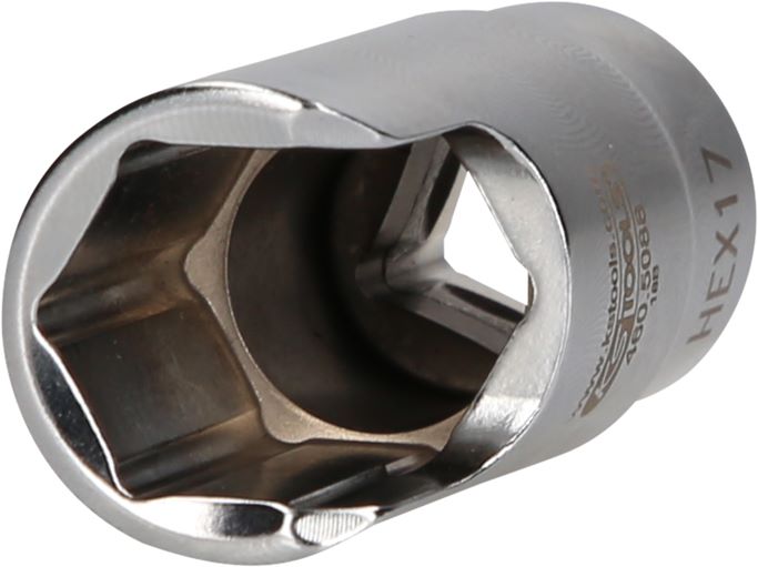 KS Tools 460.5088 3/8 Spezial-Winkel-Rohrverbinder-Stecknuss, 17 mm