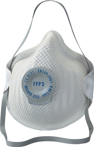 MOLDEX 255501 Atemschutzmaske Klassiker 255501 FFP3 / V NR D mit Ausatemventil