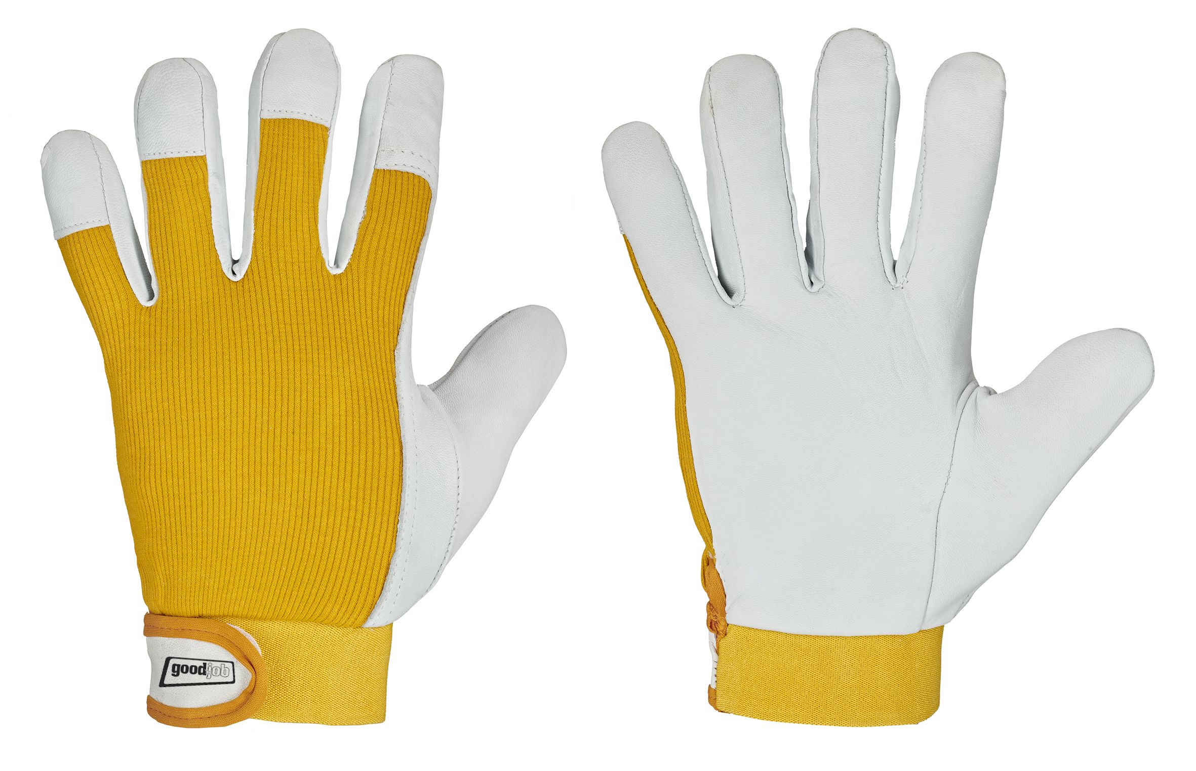 Gr .10 *KHANPUR* GOODJOB® HANDSCHUHE naturfarben *KHANPUR* GOODJOB® SHEEP/GOATSK