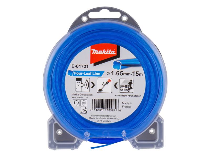 MAKITA E-01731 Mähfaden Four Leaf 1,65 mm x 15 m
