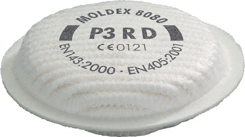 MOLDEX 808001 Partikelfilter 808001 EN 143:2021 P3 f. Serie 8000
