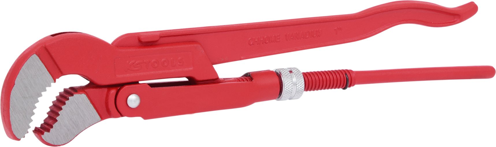 KS Tools 113.1000 45° gewinkelte Eckrohrzange, 1''