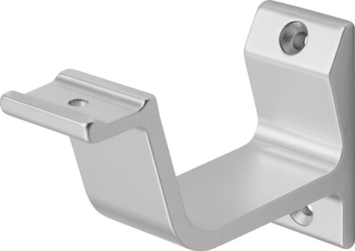 HERMETA 3550-01E Handlaufträger 3550 Aluminium silberfarbig eloxiert  gerade Auf
