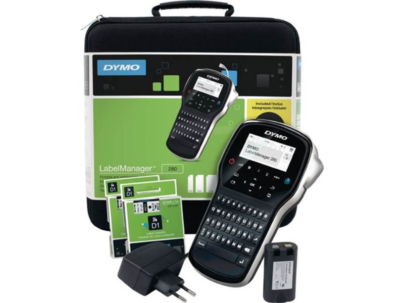 DYMO S0968990 Beschriftungsgerät Label MANAGER 280 Schriftbandbreiten 6, 9, 12 m