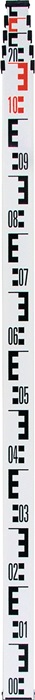 NEDO 344122-637 Teleskopnivellierlatte  Länge 1,22 - 4 m 4  St. mit Libelle