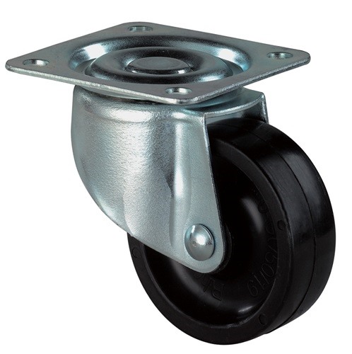 BS ROLLEN F25.025 Lenkrolle  Rad-Ø 25 mm Tragfähigkeit 15 kg mit Anschraubplatte
