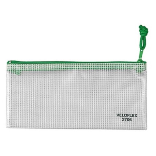 Veloflex Reißverschlusstasche 2706000 200x100mm PVC DIN A6