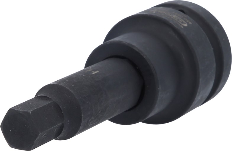 KS Tools 450.0491 1'' Kraft-Bit-Stecknuss Innensechskant, lang, 17mm