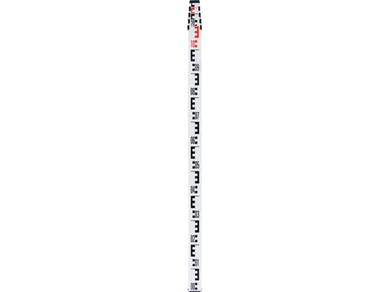 NEDO 345122-637 Teleskopnivellierlatte  Länge 1,22 - 5 m 5 St. mit Libelle