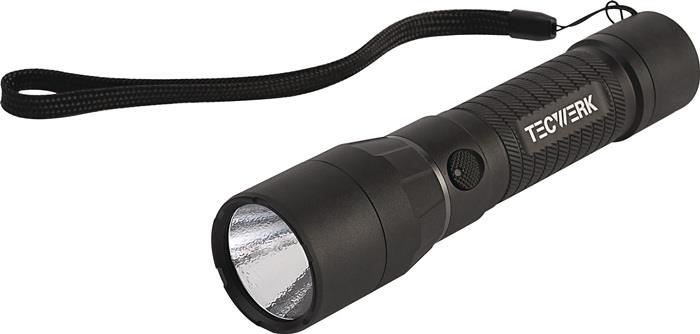 TECWERK 2000877182 LED-Taschenlampe 100-3000 lm High Performance Torch Li-ion sc