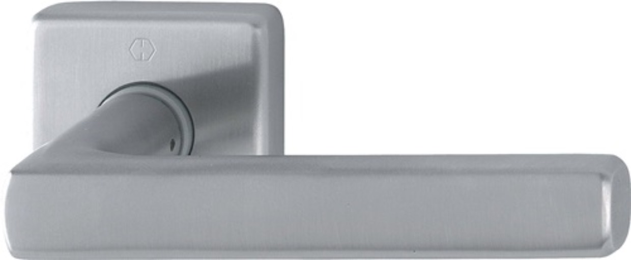 HOPPE 3555749 Rosettenhalbgarnitur Dallas E1634Z/52 Edelstahl F69 Vierkant 8 mm