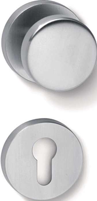 HEWI 162XAH03.237 Rosettengarnitur 162XAH03.237 Edelstahl XA PZ DIN links / rech