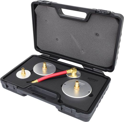 KS Tools 160.0710 Universal-Adaptersatz zur Bremsentlüftung, 4-tlg.