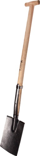 PROMAT 1378 Rodespaten  Blattmaß 285 x 180 mm Gr.2 mit T-Stiel Stiellänge 950