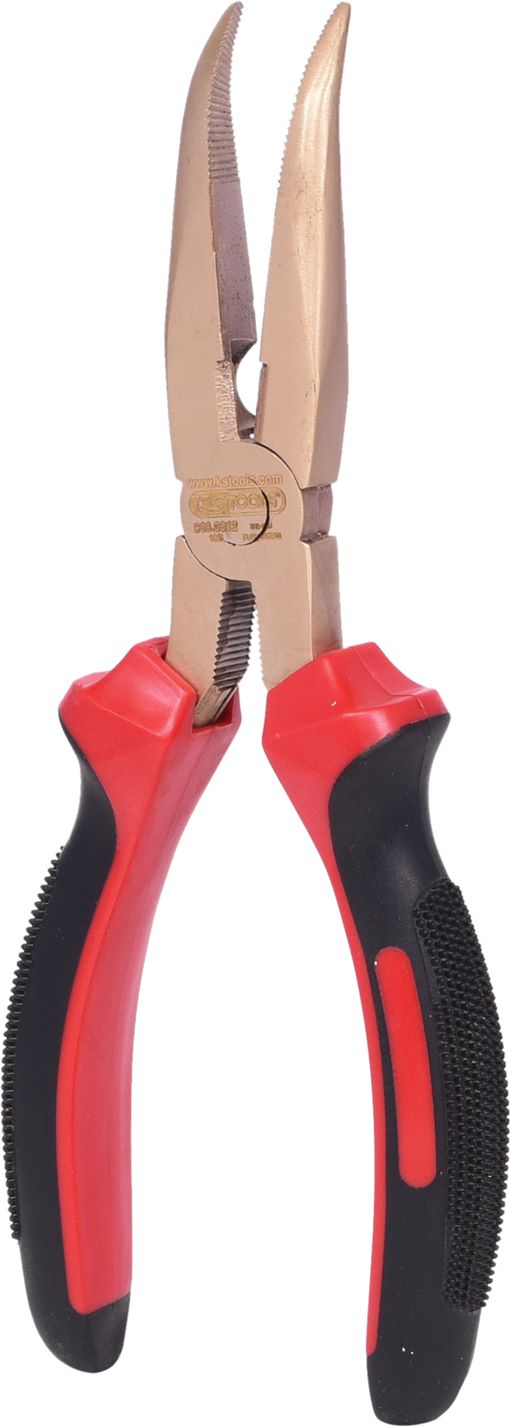 KS Tools 962.0612 BERYLLIUMplus Telefonzange gewinkelt 180 mm