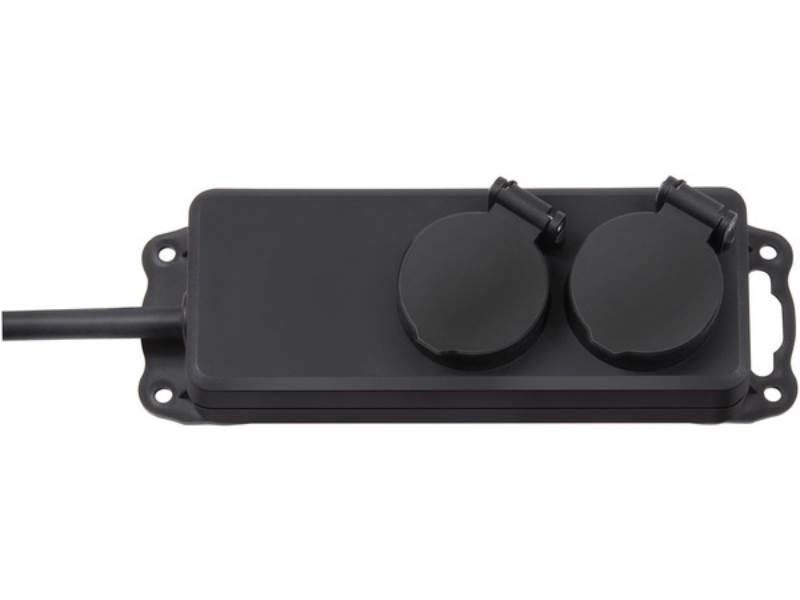 BRENNENSTUHL 1159930 Std-Verteiler 2fach Outdoor-Steckdosenleiste