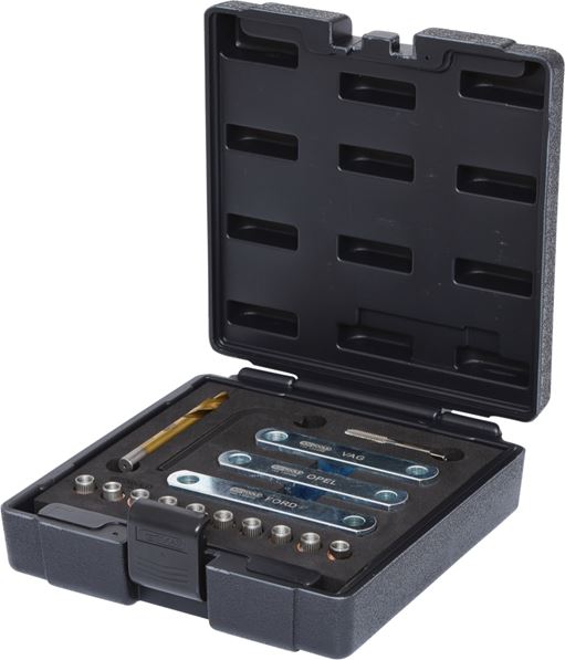 KS Tools 122.1300 Gewinde-Reparatursatz M9 x 1,25, 16-tlg.
