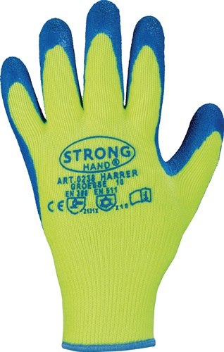 STRONGHAND 0238-09 Kälteschutzhandschuhe Harrer Größe 9 gelb/blau EN 388, EN 511