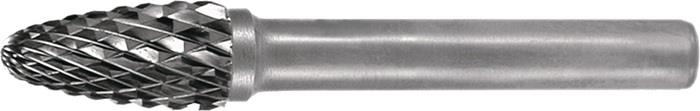 TECWERK 2000868682 Frässtift RBF D.12mm Kopf-L.25mm Schaft-D.6mm HM Verz.Kreuz T