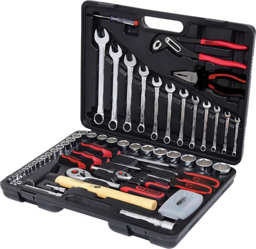 KS Tools 911.0688 1/4''+1/2'' Werkzeug-Satz, 88-tlg.