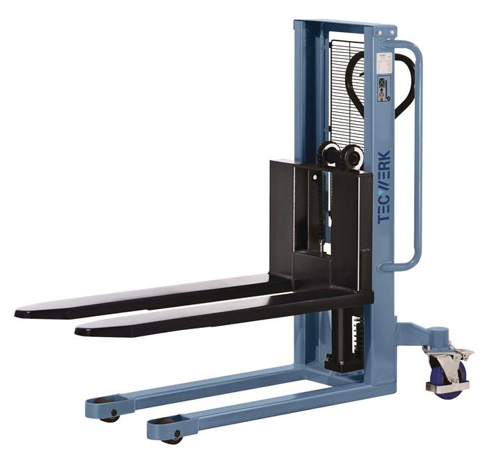 TECWERK  Hochhubstapler  Tragfähigkeit 1000 kg Gabellänge 1150 mm Einfachmast Hu