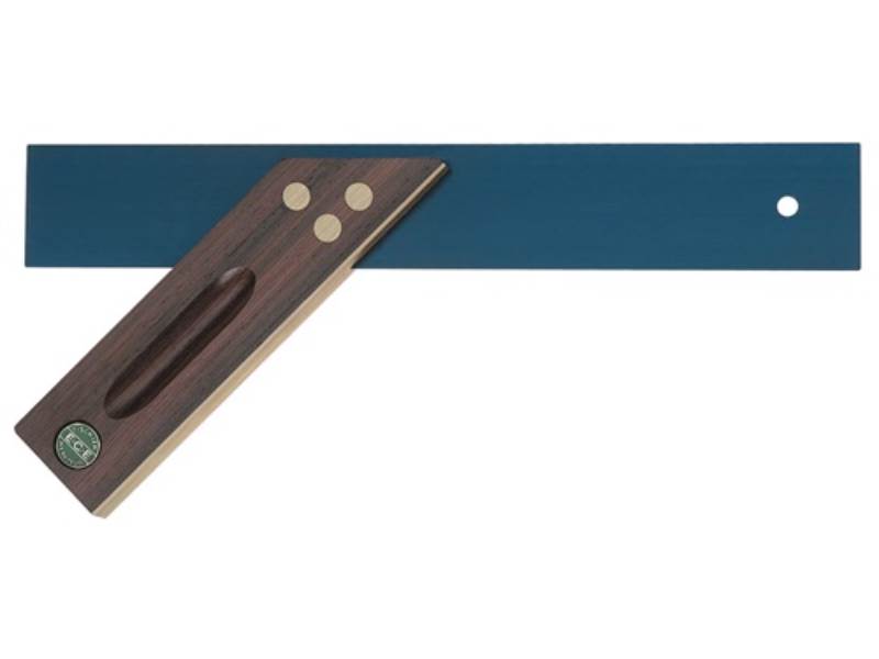 ECE 412 Präzisionsgehrungsmaß  Schenkellänge 300 mm mit Hohlkehle Palisanderholz