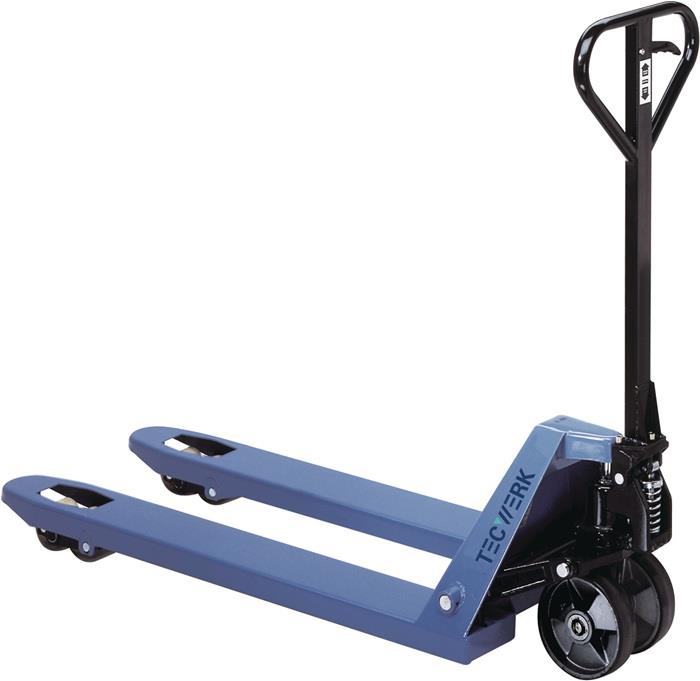 TECWERK 2000443355 Gabelhubwagen Gabel-L.1150mm Trgf.2500kg STA taubenblau VG/PU