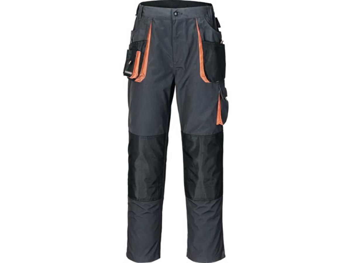 TERRATREND 3230 FB. 6310 Herrenhose  Größe 52 dunkelgrau/schwarz/orange