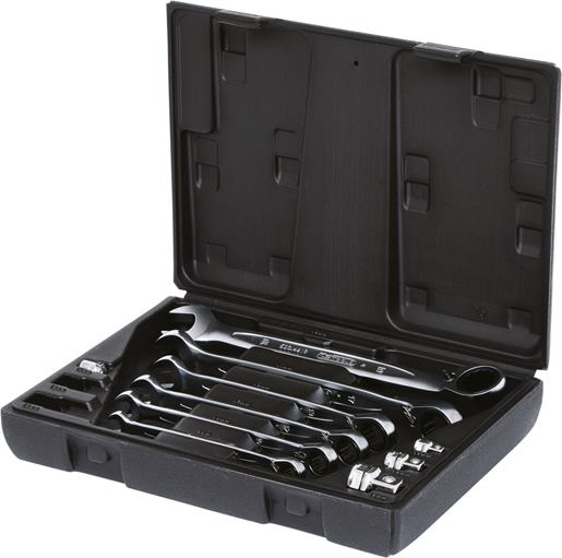 KS Tools 503.4647 GEARplus Ratschenringmaulschlüssel-Satz, umschaltbar,10-tlg.
