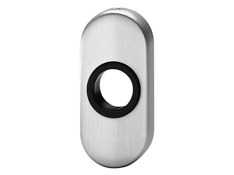 EDI 2033/0000/01 Drückerrosette 2033/0000 Aluminium F1 Schildstärke 14,5 mm rund