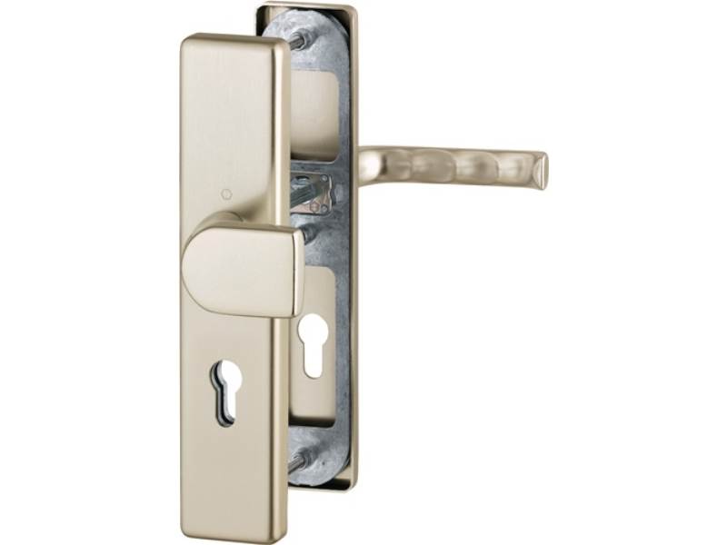 HOPPE 3701777 Schutzgarnitur London 78G/2221/2410/113 Aluminium F2 72 mm 41-46 m