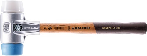 HALDER 3117.030 Schonhammer SIMPLEX Länge 300 mm Kopf-Ø 30 mm Holz Superplastik
