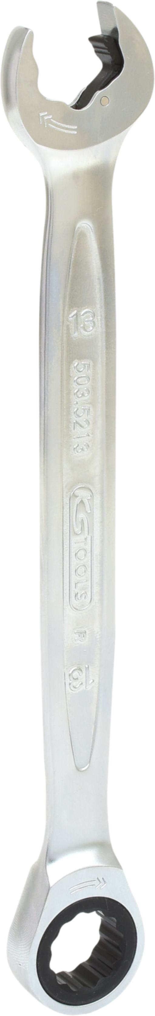 KS Tools 503.5213 DUO GEARplus Ringmaulschlüssel,Maul-Ratschenfunktion 13mm