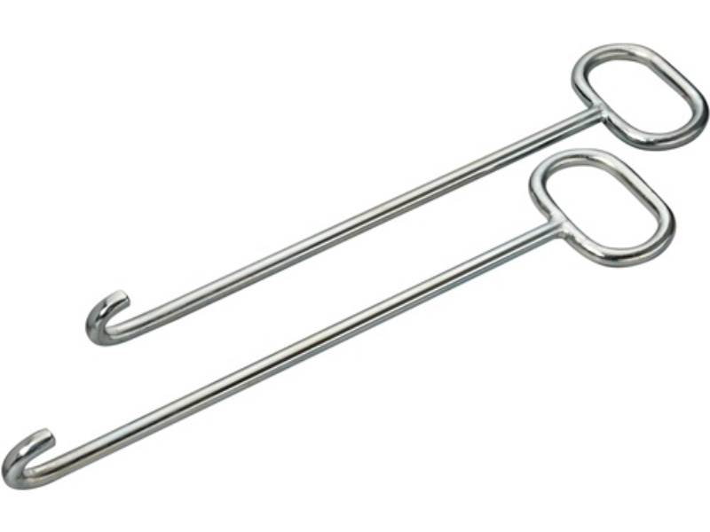 HÄRKE 48002 Kanaldeckelheber  Länge 600 mm mit U-Haken verzinkt